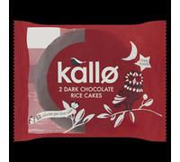 Kallo Kallo Dark Chocolate Topped Rice Cakes 33g