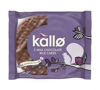Kallo Kallo Milk Chocolate Topped Rice Cakes Portion Pack 33g