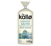 Kallo Lightly Salted Wholegrain Low Fat Rice Cakes, 12 x 130g