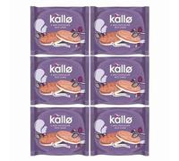 Kallo Milk Chocolate Rice Cakes 33g x 6 - Wholegrain Milk Chocolate Rice Snack - Gluten-Free, Vegetarian, On-The-Go Treat with Welari Thank You Card | (6 Pack)