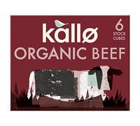 Kallo Organic Beef Stock Cubes (6x11g) - Pack of 2