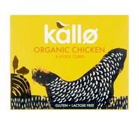 Kallo Organic Chicken Stock Cubes 66g (Pack of 2)
