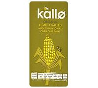 Kallo Organic Corn Cakes Wholegrain Thin Slice 130 g (Pack of 6)