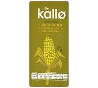 Kallo Organic Lightly Salted Corn Cakes 130g (Case of 12)