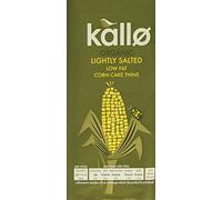 Kallo Organic Corn Cakes Wholegrain Thin Slice 130 g (Pack of 6)