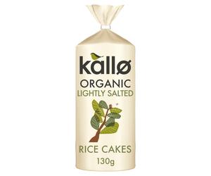 Kallo Organic Lightly Salted Rice Cakes 130g