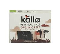 Kallo Organic Low Salt Beef Stock Cube 51g (Pack of 6)