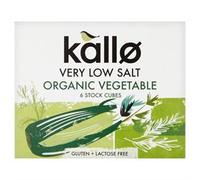 Kallo Organic Low Salt Vegetable Stock Cubes 66g