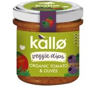 Kallo Organic Tomato & Olives Dip 135g