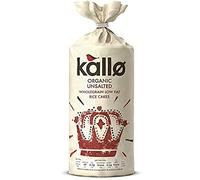 KALLO Organic Unsalted Rice Cakes, 130 GR