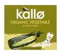 Kallo Organic Vegetable Stock Cubes, Pack of 15 (Total 90 cubes)
