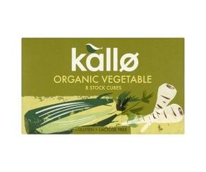 Kallo The Original Organic Vegetable Stock 8 Cubes 88g