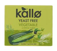 Kallo Yeast Free Vegetable Stock Cubes - 6x10g