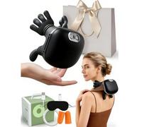 Kallon - Premium Comfort Neck & Shoulder Massager, 4D Vibra Palm Massager, Bionic Heated Hand Shoulder and Neck Massagers,Deep Tissue Electric Massage, Designed to Mimic The Human Hand (Black)