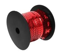 KALLORY 1 Roll of Sewing Crafting Sequin Ribbon Sparkling Sequin Ribbon Elastic Trim Clothing Accessories Costume Trim Roll for DIY Projects Costumes
