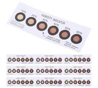 KALLORY 10 Pcs 6-Point SMD Small Humidity Indicator Cards Blue to Pink Moisture Recorder Portable Home Moisture Measuring Tools for Packaging and Storage