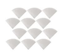 KALLORY 100pcs Cone Coffee Filter Paper Bags Disposable Natural White Filter Paper for Manual Drip Coffee Brewing Supplies Compatible with V02 Makers