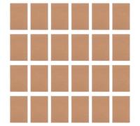 KALLORY 100Pcs Message Cards Greeting Message Kraft Handmade Memo Cards Paper Brown Creative Classical Easy to Write