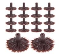 KALLORY 100pcs Model Trees Base for Crafts Plastic Artificial Tree Stand Replacement Feet Easy Assembly Miniature Scenery Holder for Railroad Diorama Model Railway and Architecture