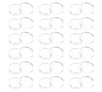 KALLORY 100pcs Plastic Coin Protector Capsules for Medal and Coin Storage Anti-oxidation and Scratch-resistant Practical and Business Use