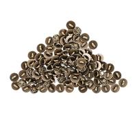 KALLORY 100Pcs Tiny Mini Doll Buttons Retro Style Miniature Replacement Buttons for Doll Clothes Sewing and Craft