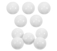 KALLORY 10pcs Acrylic Roulette Ball Kit for Roulette Wheel Replacement White Mini Balls High Visibility and Precision Design Suitable for Home Parties and Social Gatherings