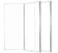 KALLORY 10pcs Currency Case Premium Plastic Banknote Holder Organizer for Bills Exchange Storage Suitable for Business and Home Use