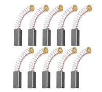 KALLORY 10pcs Electric Motor Carbon Brushes Replacement 13x6x5mm for Power Tools Repair, Compatible with Angle Grinders, Drills, and Cutting Machines, Carbon Brush Assembly for Home