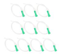 KALLORY 10pcs Lamb Feeding Tubes for Sheep and Lambs Soft Plastic Tubing with Integrated Handgrip Uniformly Thick Walls for Singlehanded Feeding for Confined Livestock Spaces