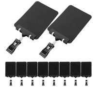 KALLORY 10pcs Price Display Holder Multi-Function Sign Holder 9.43x3.93x0.90in Writable Easy Price Changes Plastic Clips for Fruit Shop Fresh Produce