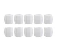 KALLORY 10pcs Toothpaste Refill Adapter Travel Toothpaste Converter Plastic Tube Dispenser Cap with Precise Filling Maintains Paste Smoothness for Travel the Road