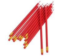 KALLORY 12 Pcs Red Erasable Checking Pencils with Comfortable Grip and Hexagonal Wooden Body, Pre-sharpened for Test Scoring and Doodling, Resists Smudging for Teachers and Engineers