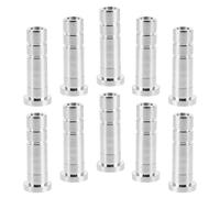 KALLORY 12pcs Aluminum Threaded Inserts for 6mm Arrow Shaft, High Strength Portable Arrow Parts for Outdoor Shooting Noise Dampening Feature