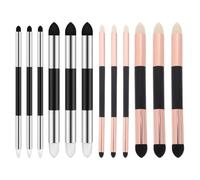 KALLORY 12pcs Double-Ended Washable Blending Sponge Pens for Artists, Highlight and Shadow Correcting Art Tools, Gold and Silver Sketching Blender Sticks for Classroom and Personal Use