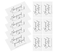 KALLORY 200pcs White Thank You Cards with String for Holidays and Occasion, Smooth and Easy to Write on Paper Cards Featuring a Clean and Elegant White Design, for Gratitude and Happy