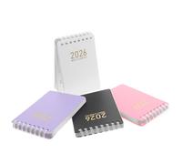 KALLORY 2026 to Do Planner Small Coil Notebook with Monthly Calendar, Pocket-sized A7 Spiral Bound Notebook for Efficient Time Management, Simple and Professional Style for Business