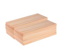 KALLORY 20pcs Rectangle Pine Wood Boards for Crafts, Sturdy and Splinter-Free Unfinished Wooden Panels for Carving and Painting Projects by Artists and Crafters