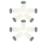 KALLORY 20pcs Replacement Pool Cue Tips 12mm Nylon Soft Tips No Glue Frequent Player Friendly for Regular Repairs and Maintenance