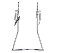 KALLORY 24-inch Double Leg Bicycle Kickstand Parking Stand Iron Bike Support Frame Rear Mount for Adult Bikes Outdoor Storage and Repair Use