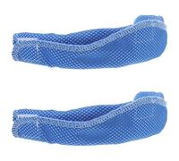 KALLORY 2pcs Hard Hat Sweat Bands for Workers Ergonomic Design and Pva Cool Fabric, Breathable Cooling Headbands for Summer Use on Construction Sites