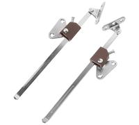 KALLORY 2pcs Heavy Duty Iron Hinge for Kitchen Wardrobe Cabinet Lid Support with Stable Support Force and Folding Lift up Function for Reliable Furniture Hardware