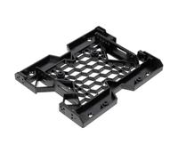 KALLORY 2pcs Inch Optical Drive Bay Mounting Bracket Adapter for 3.5 Inch HDD with Shock-Absorbing Nails Abs Material Supports High-Speed Reading for Desktop Computers