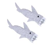 KALLORY 2pcs Lizard Shark Suit for Pets Felt Clothing Warm and Comfortable Designer Outfit for Christmas and Weekend Parties