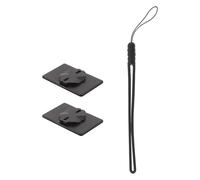 KALLORY 2pcs Phone Adhesive Adapter for Bike Handlebar Multi-device Cycling Mount Compatible with Garmin Computer Base Easy Install Mobile Phone Holder for Road and Mountain Bike