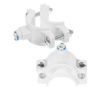 KALLORY 2pcs Plastic Clamp for Water Filters with Quick Connect Waste Clip, Pom Material, Easy Installation, Practical Use, Suitable for Reverse Osmosis System Waste Water Drain