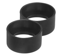 KALLORY 2pcs Rubber Microscope Eyepiece Covers Eye Guards Cups for 36-38mm Diameter Eyepieces, Soft Foldable Rubber Binocular Eye Cups for Laboratory and Classroom Microscope Accessories