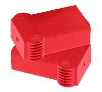 KALLORY 2pcs Silicone Ladder Covers Anti-Skid Protective Ladder Caps No Tool Required Sturdy Safety Accessories for Home and Workshop Use