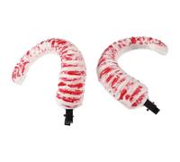 KALLORY 3pairs Gothic Cosplay Horn Hair Clips Halloween Hair Decorations Punk Devil Horn Headpiece for Costume Dress up Party Accessories