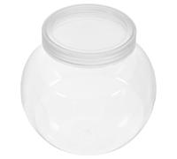 KALLORY 3pcs Candy Container Set with Lid, Large Capacity 1500ml round Snack Jars Made of Sturdy Pet Material, for Party Cookie Holder and Kitchen Storage