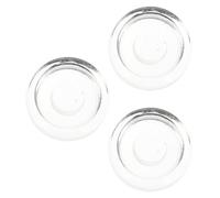 KALLORY 3pcs Glass Fermenter Lids for Pickle and Fermentation Jars, Glass Material, Sealing Jars for Fermenting Foods, Suitable for Household Kitchen Use